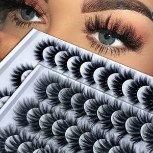 Eye lashes new 6D Multi-Layer 5 pair